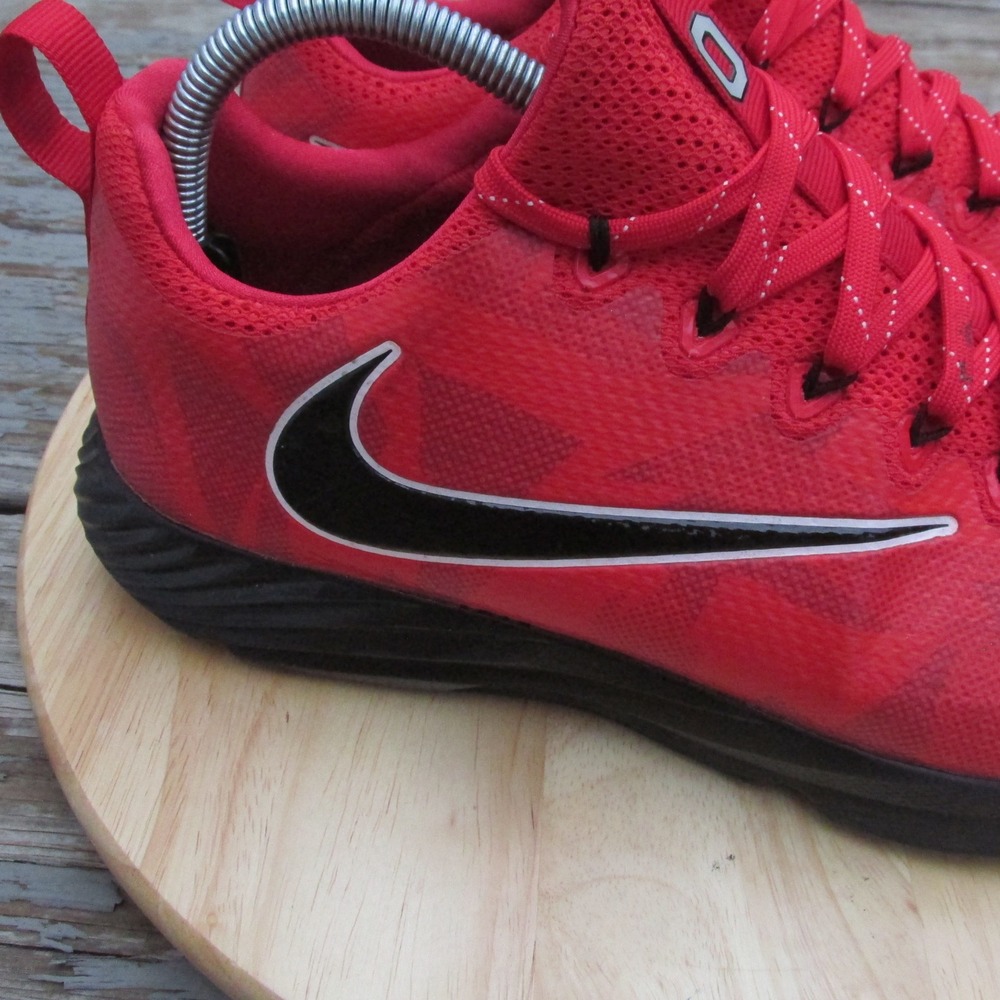 Nike Vapor Speed Turf Golf Shoes Mens 10 US Red 924776-601 Ohio State Buckeyes - Picture 10 of 16